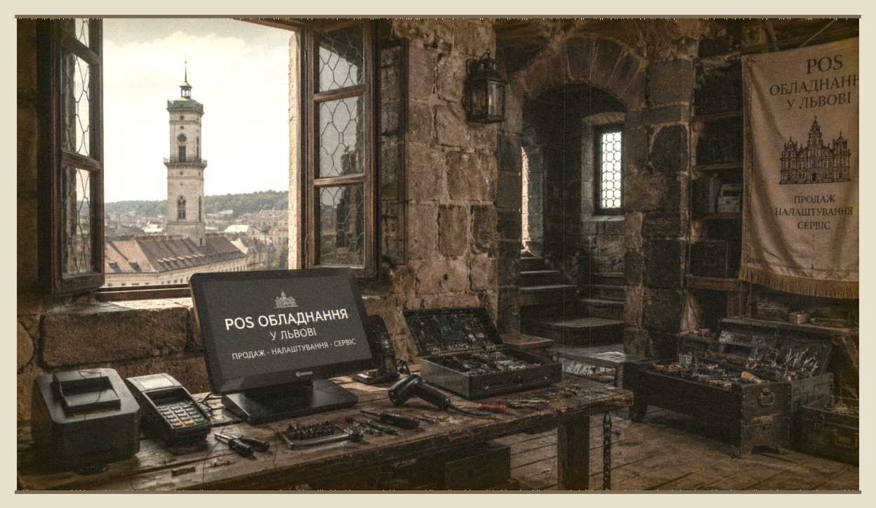 🖥️ POS обладнання у Львові — продаж, налаштування, сервіс